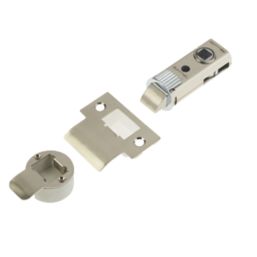 Union Satin Nickel-Plated Tubular Mortice Latch 60mm Case - 44mm Backset
