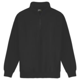 Pro RTX  1/4 Neck Zip Sweatshirt Black 2X Large 48 / 50" Chest
