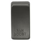 Knightsbridge 'FAN BOOST' Switch Cover Smoked Bronze