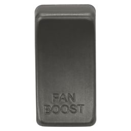 Knightsbridge 'FAN BOOST' Switch Cover Smoked Bronze