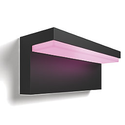 Philips Hue Nyro Outdoor LED Smart Down Wall Light Black 13.5W 1020lm