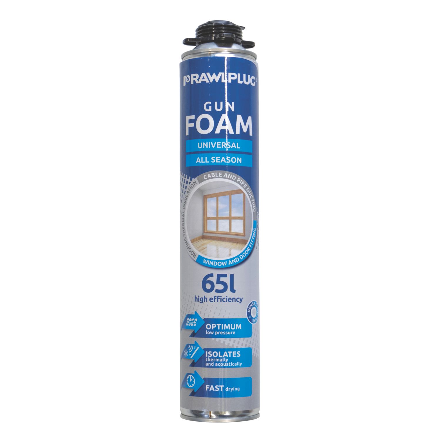 Rawlplug Expanding Foam Gun Grade 830ml (222JF)