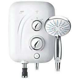 Mira Elite SE White / Chrome 9.8kW  Silent Pumped Electric Shower