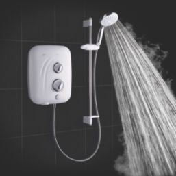 Mira Elite SE White/Chrome 9.8kW  Silent Pumped Electric Shower