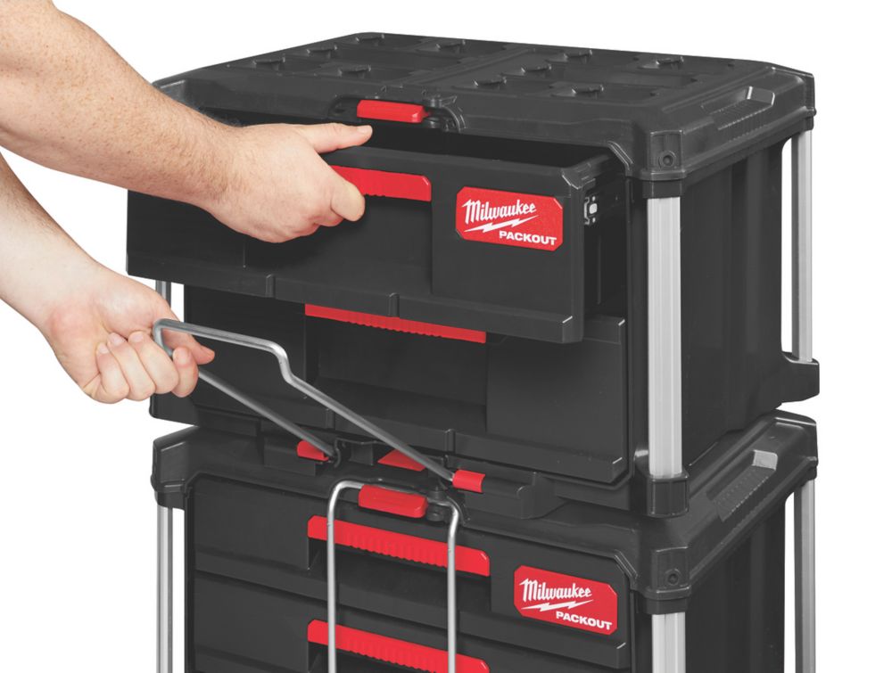 Milwaukee, PACKOUT Multi-Depth 3-Drawer Tool Box, Model# 48-22-8447