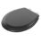 Croydex Lene Soft-Close with Quick-Release Toilet Seat Moulded Wood Black