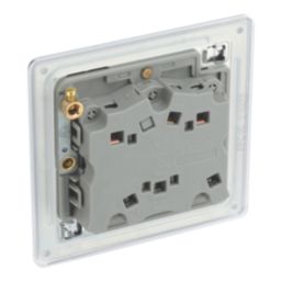 LAP  10A 1-Gang 3-Pole Fan Isolator Switch Polished Chrome