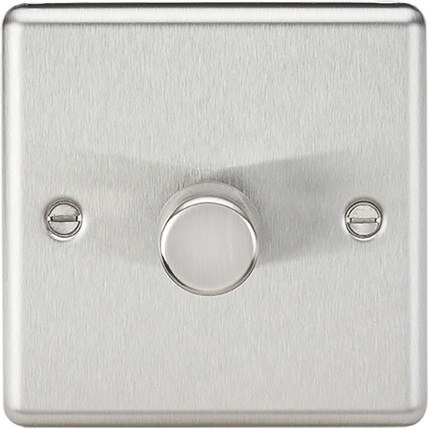 Knightsbridge 1-Gang 2-Way LED Intelligent Dimmer Switch Brushed Chrome (222PY)
