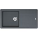 Franke Titan 1 Bowl Composite Kitchen Sink Graphite Reversible 970mm x 500mm
