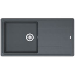 Franke Titan 1 Bowl Composite Kitchen Sink Graphite Reversible 970mm x 500mm