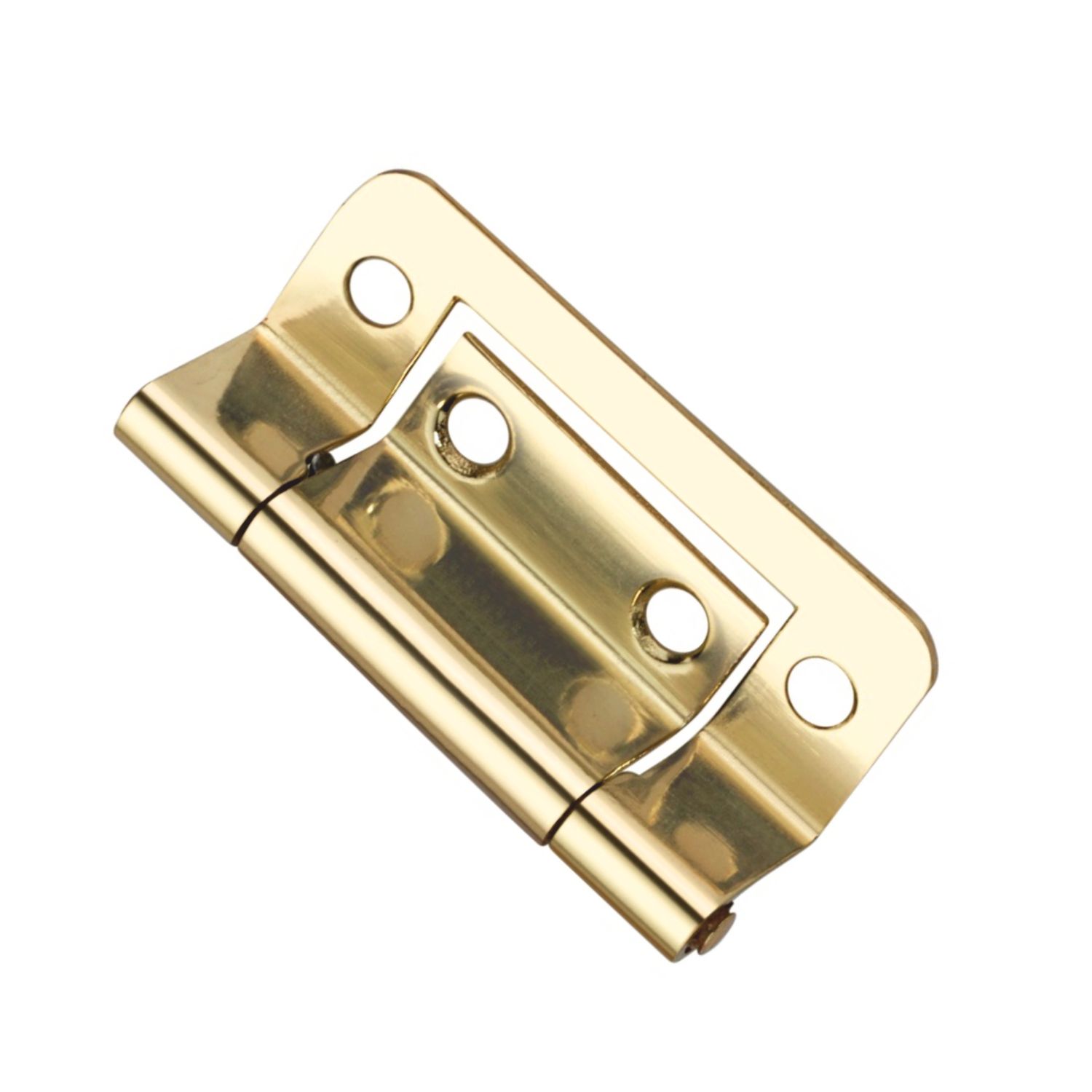 Smith & Locke Polished Brass Door Hinge 50mm x 32mm 2 Pack (222TE)