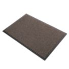 COBA Vyna-Plush Entrance Mat Black/Brown 1.5m x 0.9m x 7mm