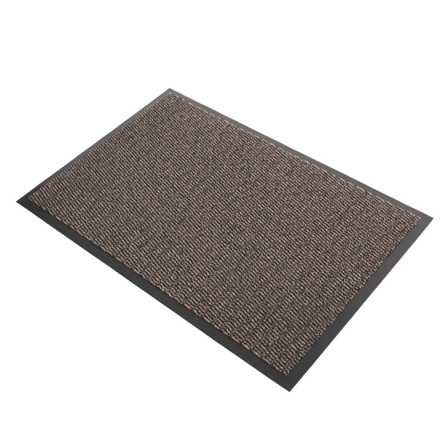 COBA Vyna-Plush Entrance Mat Black/Brown 1.5m x 0.9m x 7mm (222VH)