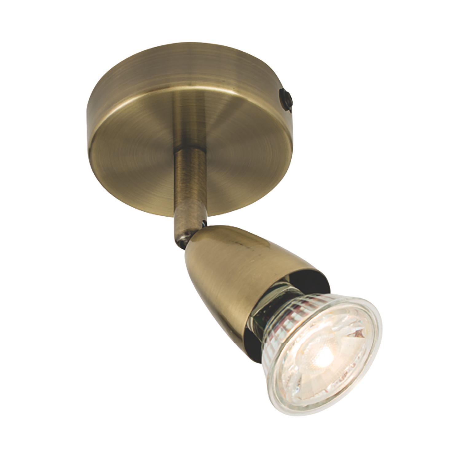 Saxby Amalfi 1-Light Spotlight Antique Brass (222VX)