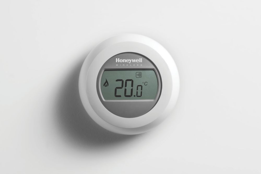 Honeywell Home Wireless Heating u0026 Hot Water Single Zone Thermostat Mobile  Compatible White - Screwfix