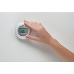 Honeywell Home Wireless Heating u0026 Hot Water Single Zone Thermostat Mobile  Compatible White - Screwfix