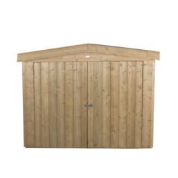 Forest  6' x 2' 6" (Nominal) Apex Overlap Timber Garden Storage Box