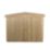 Forest  6' x 2' 6" (Nominal) Apex Overlap Timber Garden Storage Box