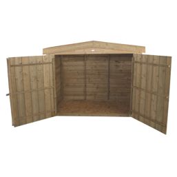 Forest  6' x 2' 6" (Nominal) Apex Overlap Timber Garden Storage Box