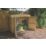 Forest  6' x 2' 6" (Nominal) Apex Overlap Timber Garden Storage Box