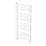 Flomasta U-Shape 1140mm x 500mm 2184BTU White Vertical Designer Radiator