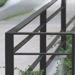 Essentials Black Flat Profile 1m x 20mm x 4mm