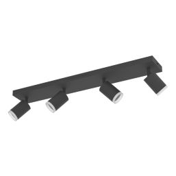 Eglo Melitello-Z LED Smart Colour Changing Spotlight Black 3.7W 2200lm