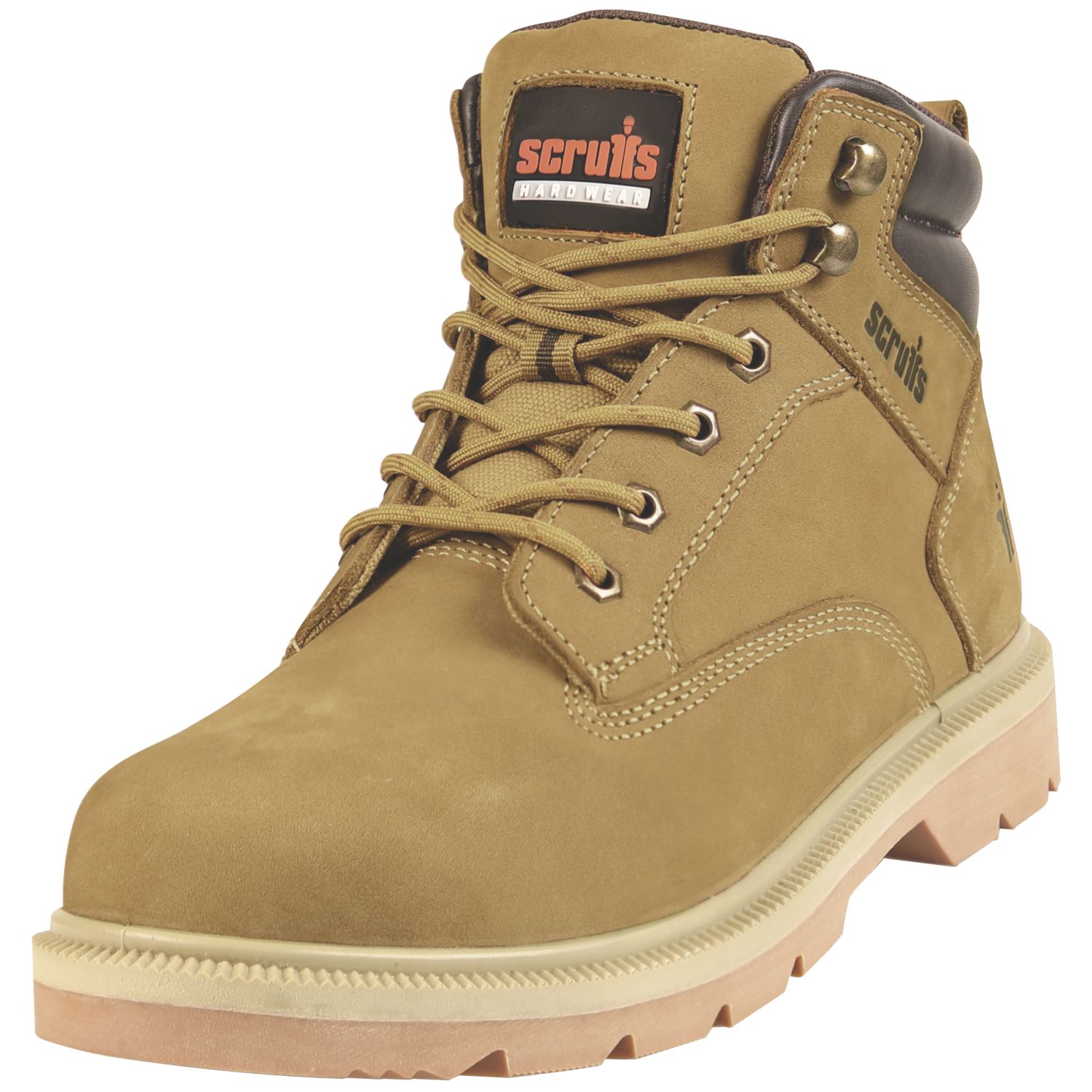 Scruffs Verona Size 7 Tan Steel Toe Cap Safety Boots (223GX)