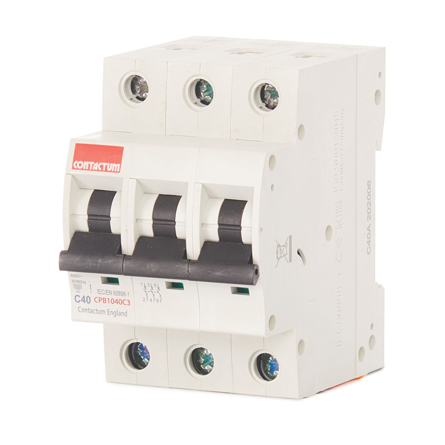 Contactum Defender 40A TP C Curve 3-Phase MCB (223HA)
