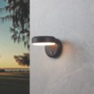 Eglo Fornaci Outdoor LED Wall Light With PIR Sensor Black 3.6W 960lm