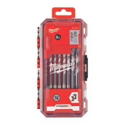 Milwaukee  Hex Shank Multi-Material Drill Bits 8 Piece Set