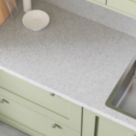 Wilsonart Matt Grey Quartz Effect Laminate Upstand 3000mm x 100mm x 20mm
