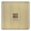 LAP  1-Gang Master Telephone Socket Antique Brass with Colour-Matched Inserts