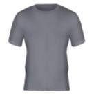 Workforce WFU2400 Short Sleeve Thermal T-Shirt Base Grey 2X Large 48-50" Chest