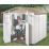 Shire Tuscany Evo 240 6' 6" x 8' (Nominal) Apex Plastic Tool Store Ivory/Brown
