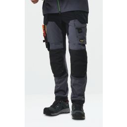 Snickers 6275 Shell Stretch Trousers Steel Grey  41" W 32" L