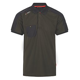 Regatta Tactical Offensive Polo Shirt Dark Khaki Medium 39 1/2" Chest