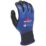 MCR Safety Graphene Fibre CT1071ND Cut-Resistant Gloves Blue/Black Medium