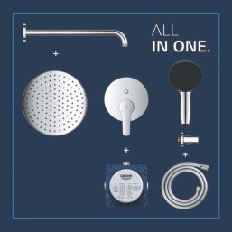 Grohe Start HP Rear-Fed Concealed Chrome  Shower System