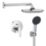 Grohe Start HP Rear-Fed Concealed Chrome  Shower System