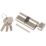 Smith & Locke 6-Pin Thumbturn Euro Cylinder 40-40 (80mm) Nickel