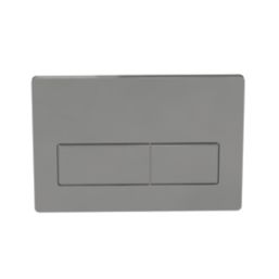 Dual Water-Saving Low Volume Flush Rectangular Flushing Plate Chrome