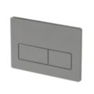 Dual Water-Saving Low Volume Flush Rectangular Flushing Plate Chrome