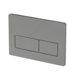 Dual Water-Saving Low Volume Flush Rectangular Flushing Plate Chrome