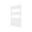 Refurb Flomasta 1000mm x 600mm 1760BTU White Flat  Towel Radiator