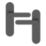 Cooke & Lewis Maugan Lever on Backplate Door Handles Pair Matt Black