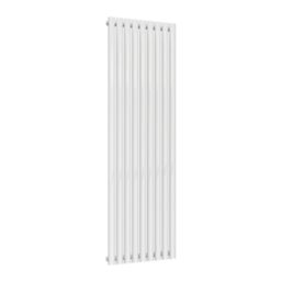 Reina Elips Single 1800mm x 540mm 3788BTU White Vertical Designer Radiator