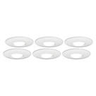 4lite  Fixed  Fire Rated LED Smart Downlight White 5W 440lm 6 Pack