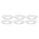4lite  Fixed  Fire Rated LED Smart Downlights White 5W 440lm 6 Pack