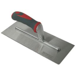 Faithfull  3mm Notched Tile Adhesive Trowel 11" x 4.5"